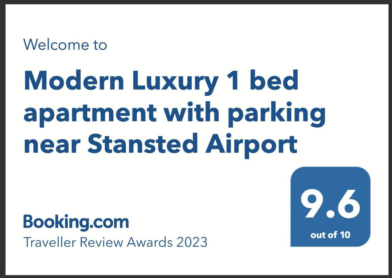 Modern Luxury 1 Bed Apartment With Parking Near Stansted Airport Stansted Mountfitchet Bagian luar foto